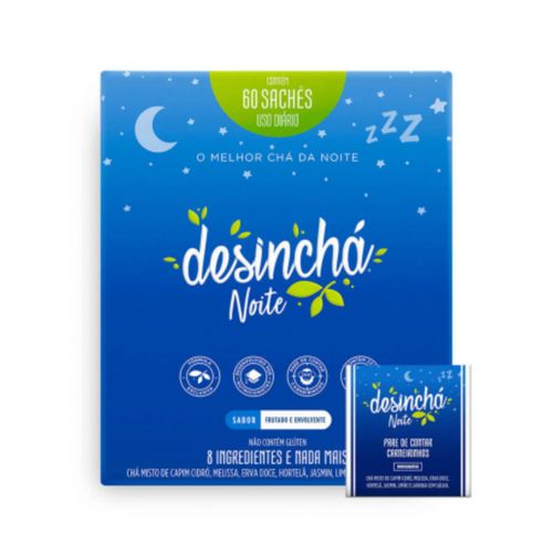 Desinchá Noite 60 Sachês Desinchá 90g Desinchá Noite 60 Sachês Desinchá 90g