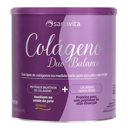 Colágeno Duo Balance Neutro Sanavita 285g