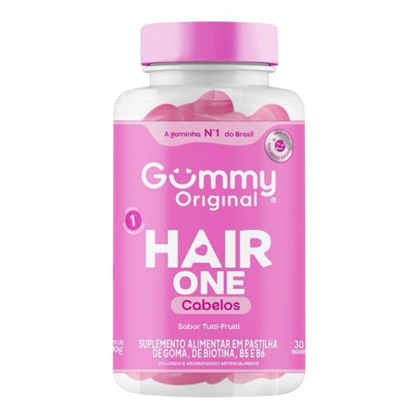 Suplemento Alimentar Gummy Hair One 30 Unidades