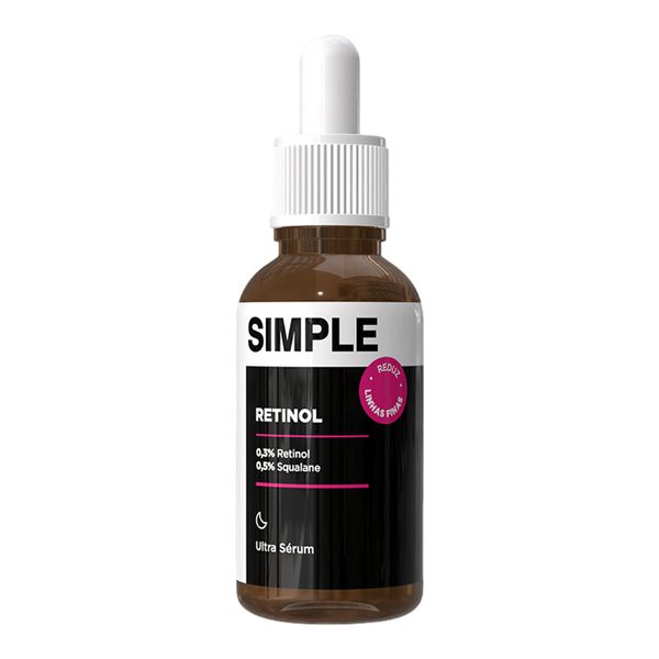 Sérum Facial Simple Organic Retinol 30ml Conta-Gotas