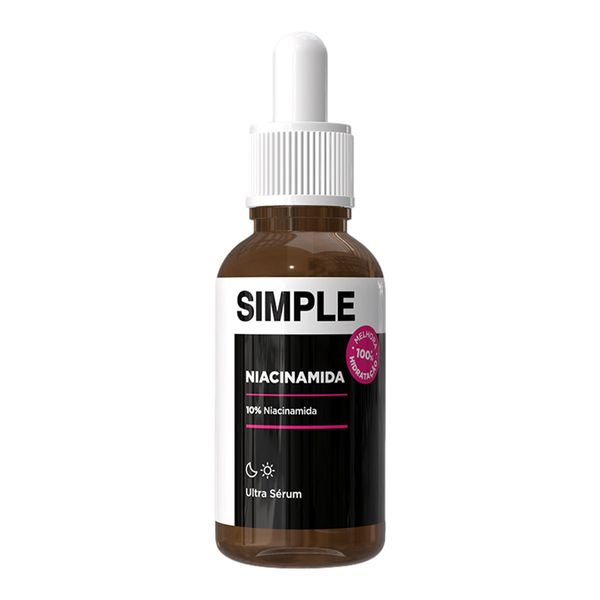 Sérum Facial Simple Organic Niacinamida 30ml Conta-Gotas