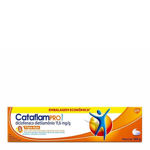 Analgésico E Anti-Inflamatório Cataflampro Emulgel Tripla Ação 150G
