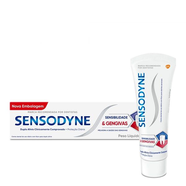 Pasta de Dente Sensodyne Sensibilidade & Gengivas 100g