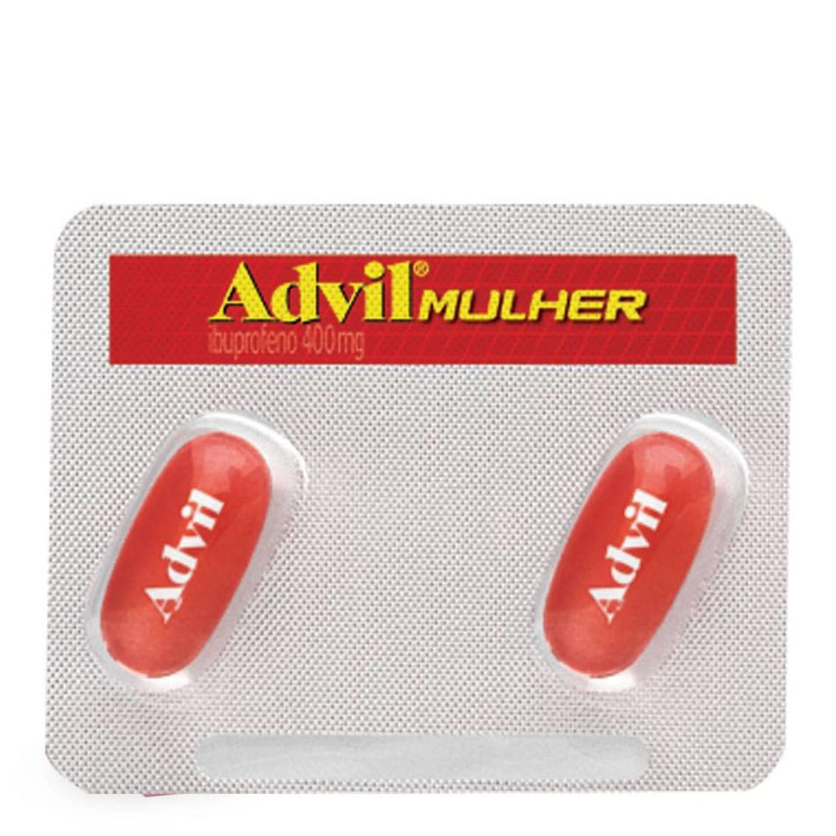 Analgésico e Anti-inflamatório Advil Mulher 400mg 2 Cápsulas