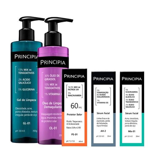 Kit-Principia-Gel-De-Limpeza-Gl-01-350g--oleo-de-Limpeza-OL-01-200ml--Serum-AH-2-30ml--Serum-Mix-01-30ml--Protetor-Solar-FPS-60-PS-01-40ml Kit-Principia-Gel-De-Limpeza-Gl-01-350g--oleo-de-Limpeza-OL-01-200ml--Serum-AH-2-30ml--Serum-Mix-01-30ml--Protetor-Solar-FPS-60-PS-01-40ml