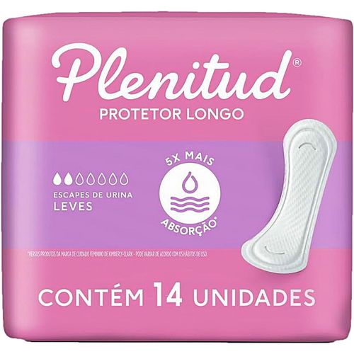 Absorvente Plenitud Femme Protetor Longo Leve 14 unidades Absorvente Plenitud Femme Protetor Longo Leve 14 unidades