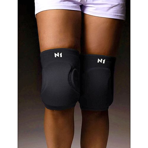 Joelheira Elástica com Proteção N1 Flyer II Preta Tam G - par Joelheira Elástica com Proteção N1 Flyer II Preta Tam G - par