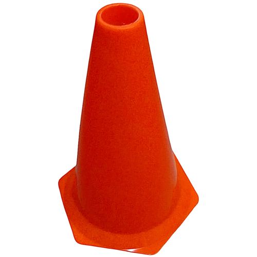 Cone Treino Kallango 24cm sem Orifício Laranja Neon -unidade