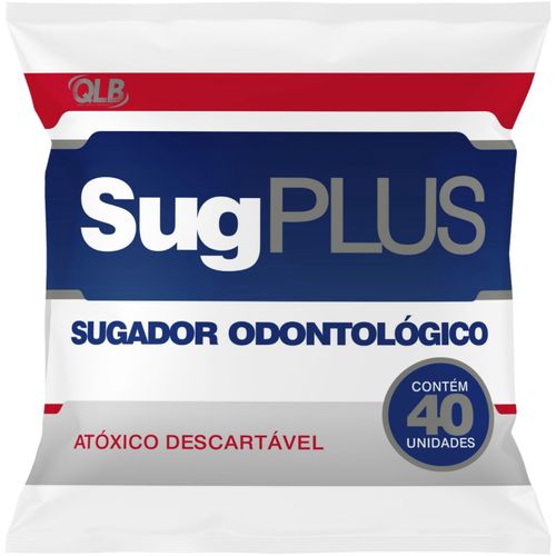 Sugador Odontológico Descartável SSPlus - 40 Unidades
