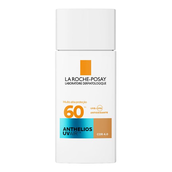 Protetor Solar Facial La Roche-Posay FPS 60 Anthelios Uv Air Cor 4.0 40ml