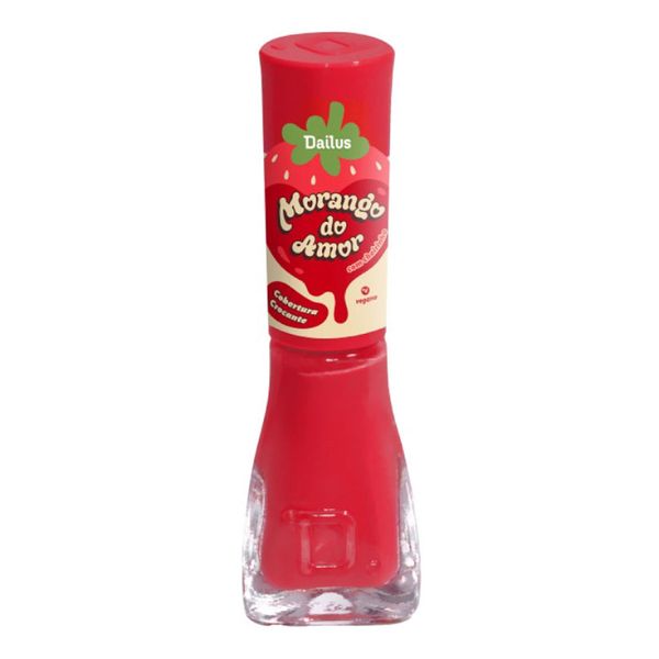 Esmalte Dailus Morango do Amor Cobertura Crocante 8ml