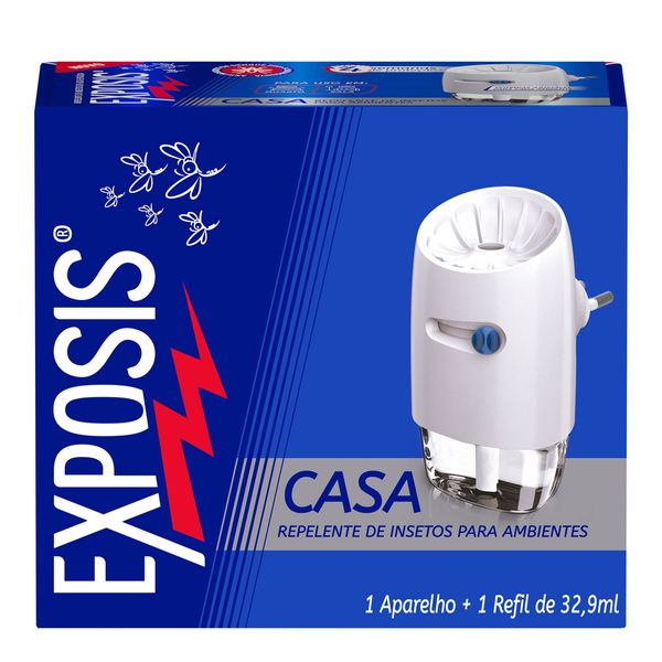 Repelente Líquido Exposis Elétrico + Refil 32,9ml