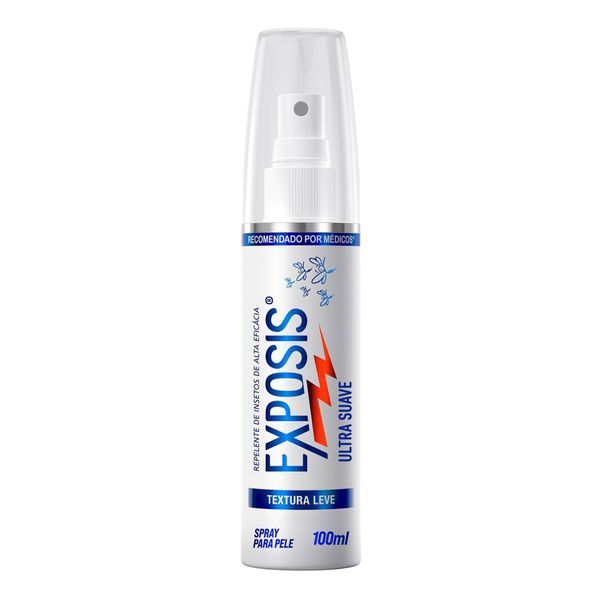 Repelente de Insetos Exposis sem Perfume Ultrassuave 100ml Spray