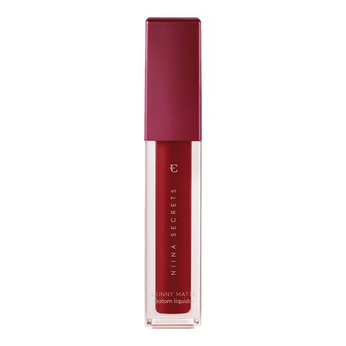 903035---Batom-Liquido-Eudora-Niina-Secrets-Skinny-Matte-Vermelho-Hibisco-5ml-1