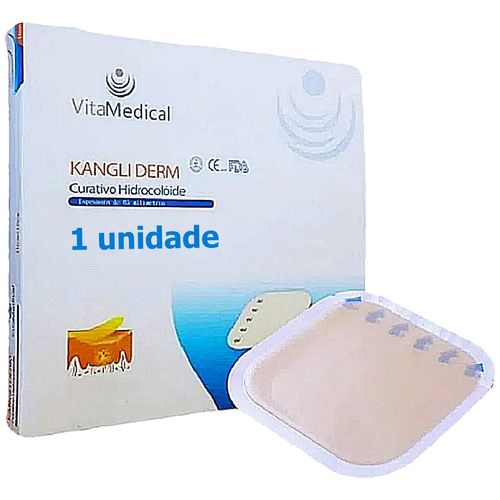 Curativo Hidrocoloide Kangli Derm Border 10x10cm - unidade