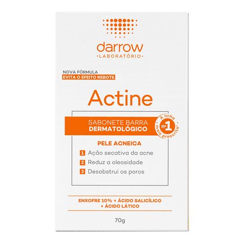 Sabonete Dermatológico Em Barra Darrow Actine 70G