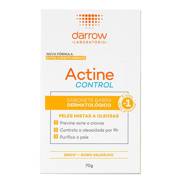 Sabonete Dermatológico em Barra Darrow Actine Control 70g