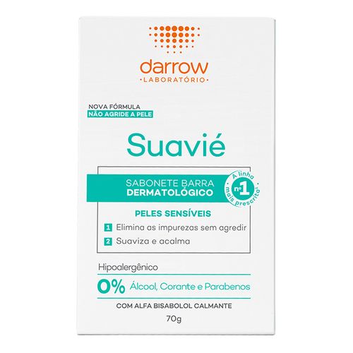 Sabonete Em Barra Antisséptico Darrow Suavié Pele Sensível 70G