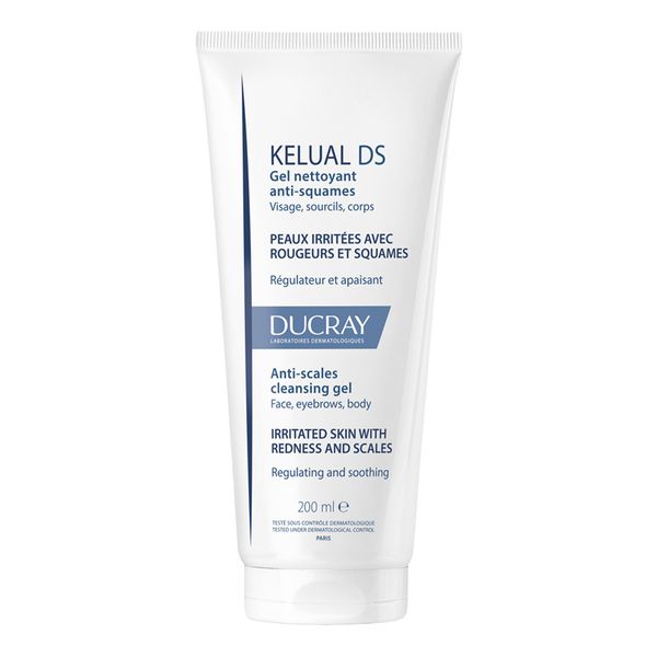 Gel de Limpeza Corporal e Facial Ducray Kelual DS Antidescamação 200ml