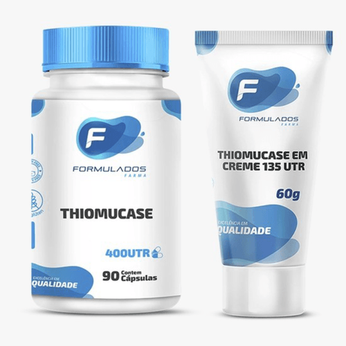 Thiomucase Em Creme 135 UTR 60g + Thiomucase 400UTR 90 Doses