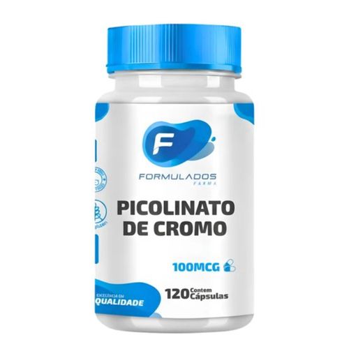 Picolinato de Cromo 100mcg 120 Cápsulas Picolinato de Cromo 100mcg 120 Cápsulas