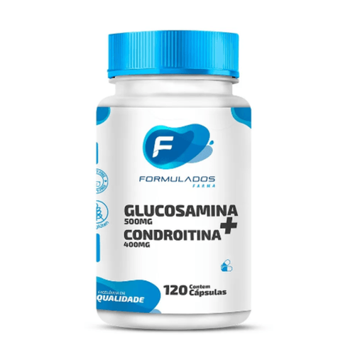 Glucosamina 500mg com Condroitina 400mg 120 Cápsulas