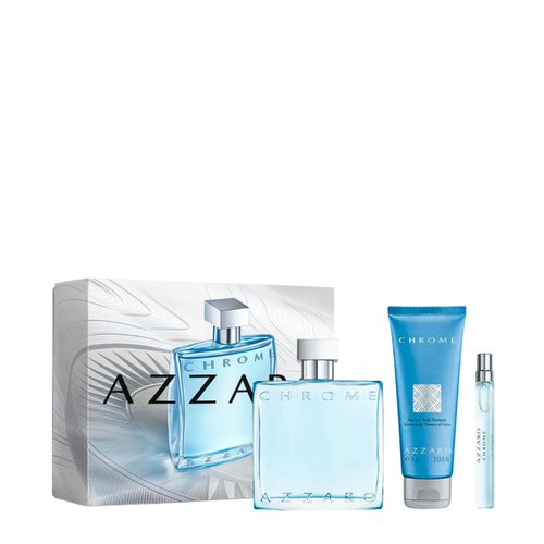 Kit Azzaro Chrome Masculino - Edt 100ml + 10ml + Sha 75ml NULO