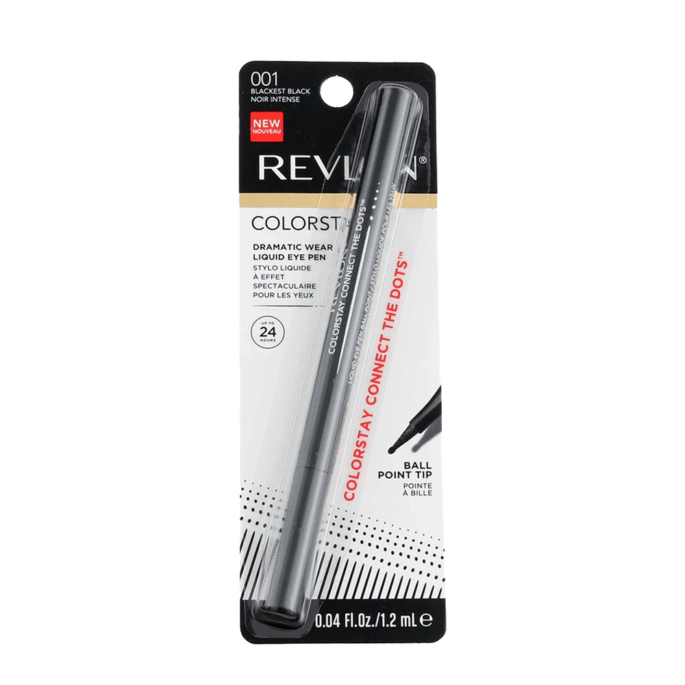 Revlon Colorstay Liquid Eye Pen - Caneta Delineadora Blackest Black 001 ...