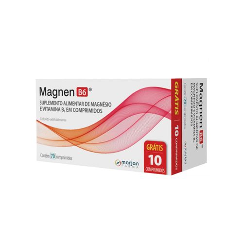 Suplemento Vitamínico Magnen B6 Com 70 Comprimidos