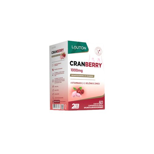 Cranberry 1000mg 60 Comprimidos Lauton