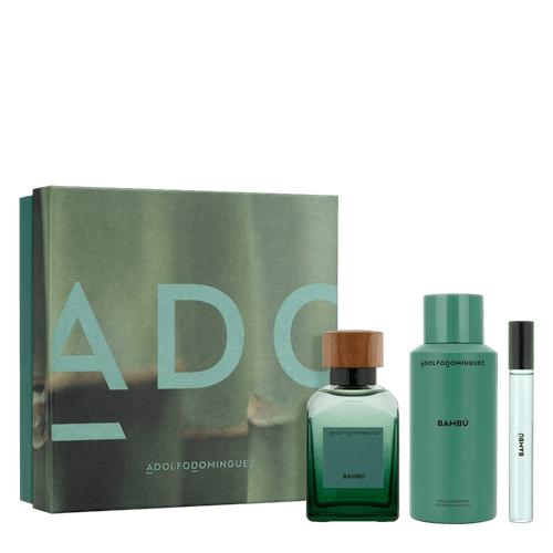 Kit Adolfo Dominguez Bambu Masculino - Edp 120ml + 10ml + Deo 150ml NULO Kit Adolfo Dominguez Bambu Masculino - Edp 120ml + 10ml + Deo 150ml NULO