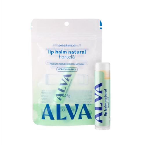 Lip Balm Natural Hortelã Alva 4,25g