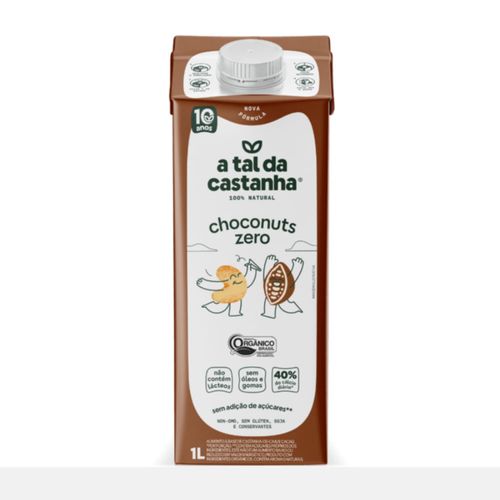 Bebida Choconuts Zero A Tal da Castanha 1L