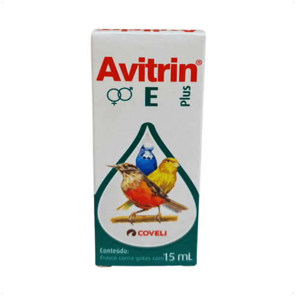 AVITRIN E PLUS 15ML COVELI SUPLEMENTO PARA AVES E PÁSSAROS