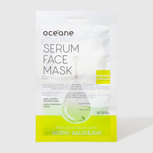 Máscara Facial com Ácido Salicílico - Serum Face Mask 20ml Não