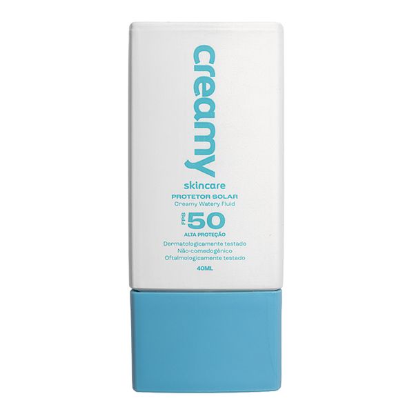 Protetor Solar Facial Creamy FPS 50 Watery Fluid 40ml