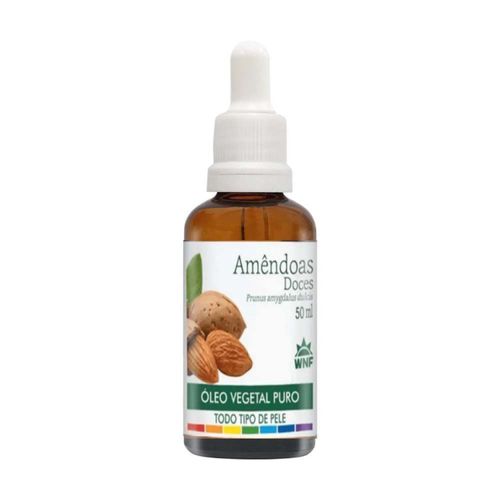 Óleo Vegetal de Amêndoas Doces WNF 50ml Óleo Vegetal de Amêndoas Doces WNF 50ml