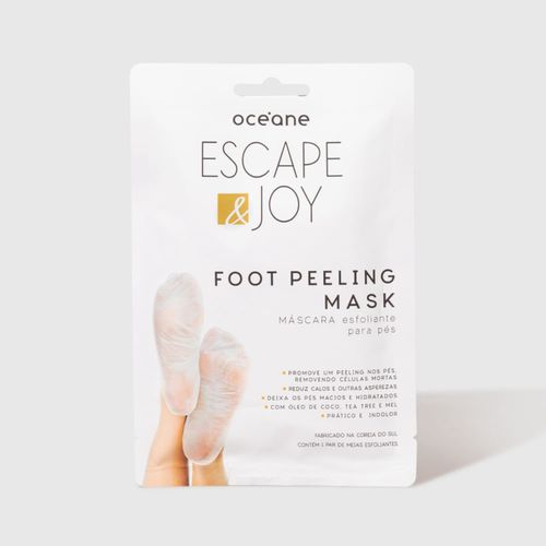 Máscara Esfoliante para Pés com Óleo de Coco - Foot Peeling Mask 1 Par Sim