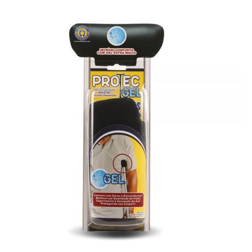 Protetor com Gel Para Muletas Universal Ortho Pauher Bege protetor Único