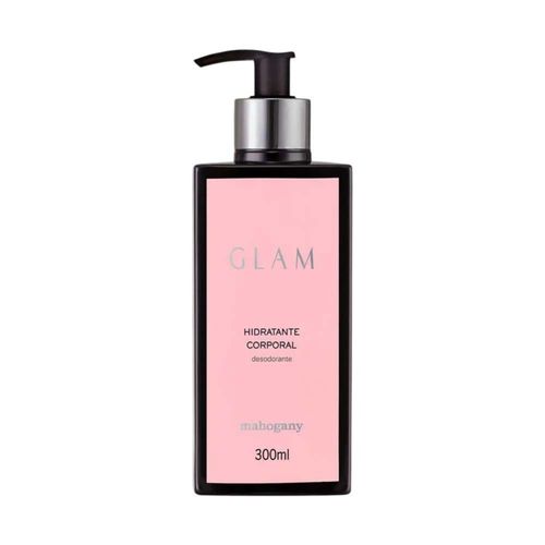 Hidratante Desodorante Corporal Glam Mahogany 300ml Rosa