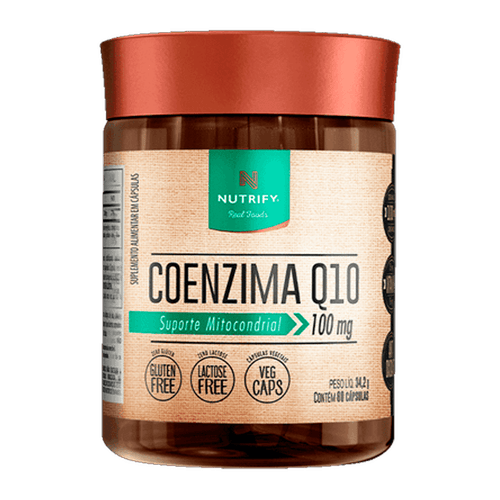 Coenzima Q10 100 mg 60 cápsulas Neutro 60 Cápsulas Coenzima Q10 100 mg 60 cápsulas Neutro 60 Cápsulas