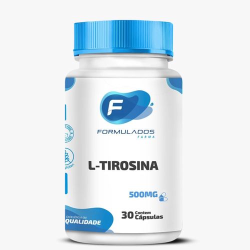 L-Tirosina 500mg 30 Cápsulas