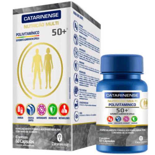 Polivitamínico Catarinense 50+ Multi C/60 Cápsulas