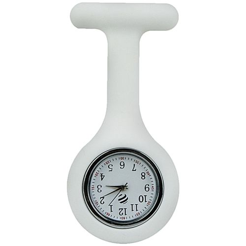Relógio de Lapela em Silicone Incoterm Branco