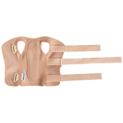 Órtese Curta com Tala para Punho Mercur - Bilateral - Bege - G
