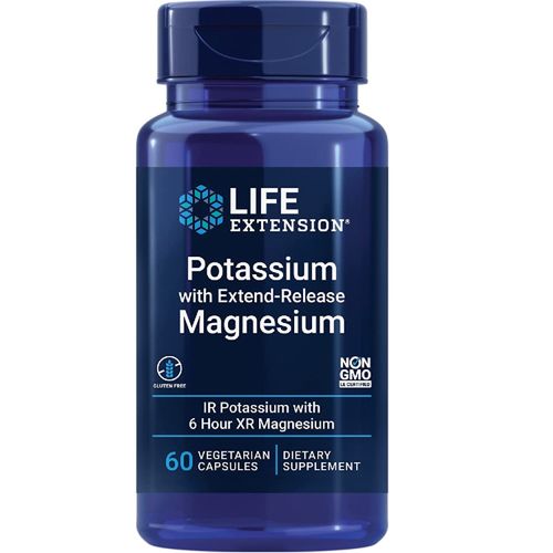 POTASSIO COM MAGNESIO 60 CAPSULAS LIFE EXTENSION