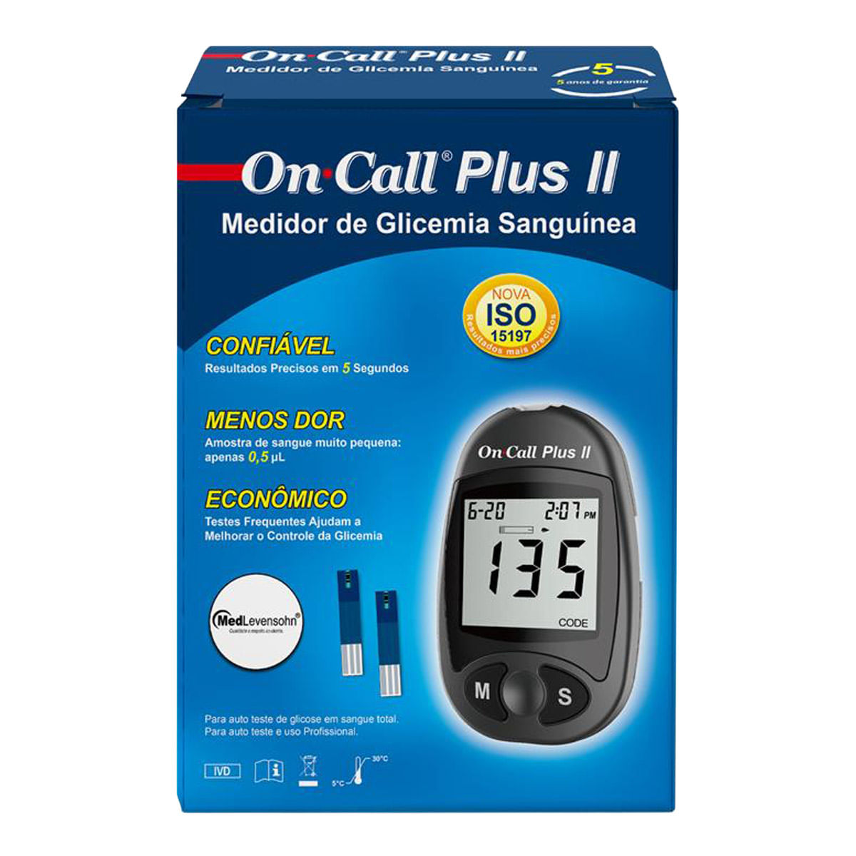 MED GLICOSE ON CALL PLUS BRANCO REF G11311C/MLS