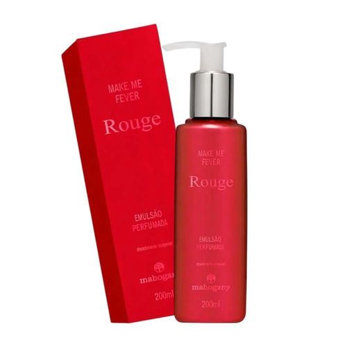 Hidratante Corporal Make Me Fever Rouge Mahogany 200ml 200ml Vermelho