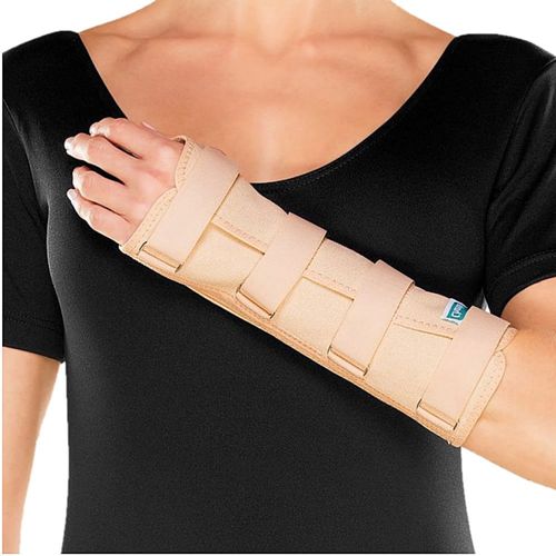 Tala Punho Chantal Dedos Livres Longa Direita Bege P - unidade Tala Punho Chantal Dedos Livres Longa Direita Bege P - unidade