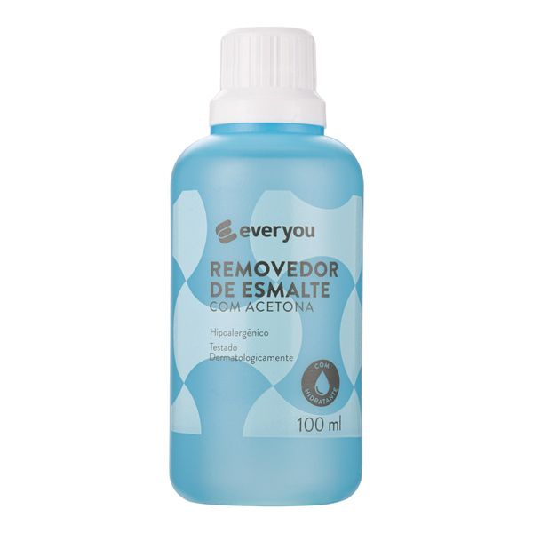 Removedor de Esmalte Ever You Com Acetona 100ml